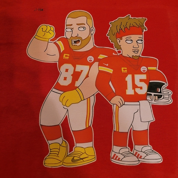 Kansas City Chiefs Travis Kelce x Patrick Mahomes Tee - Picture 2 of 4
